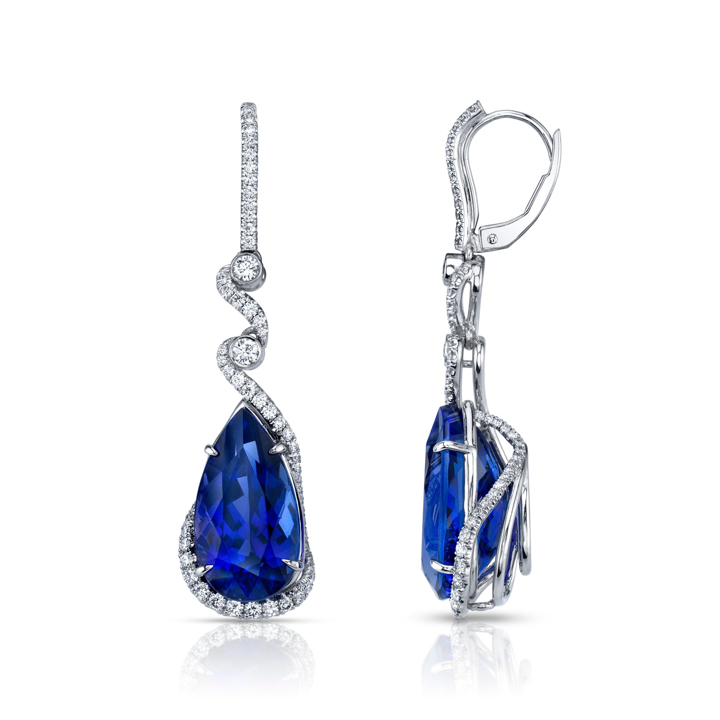 Tanzanite & Diamond Earrings