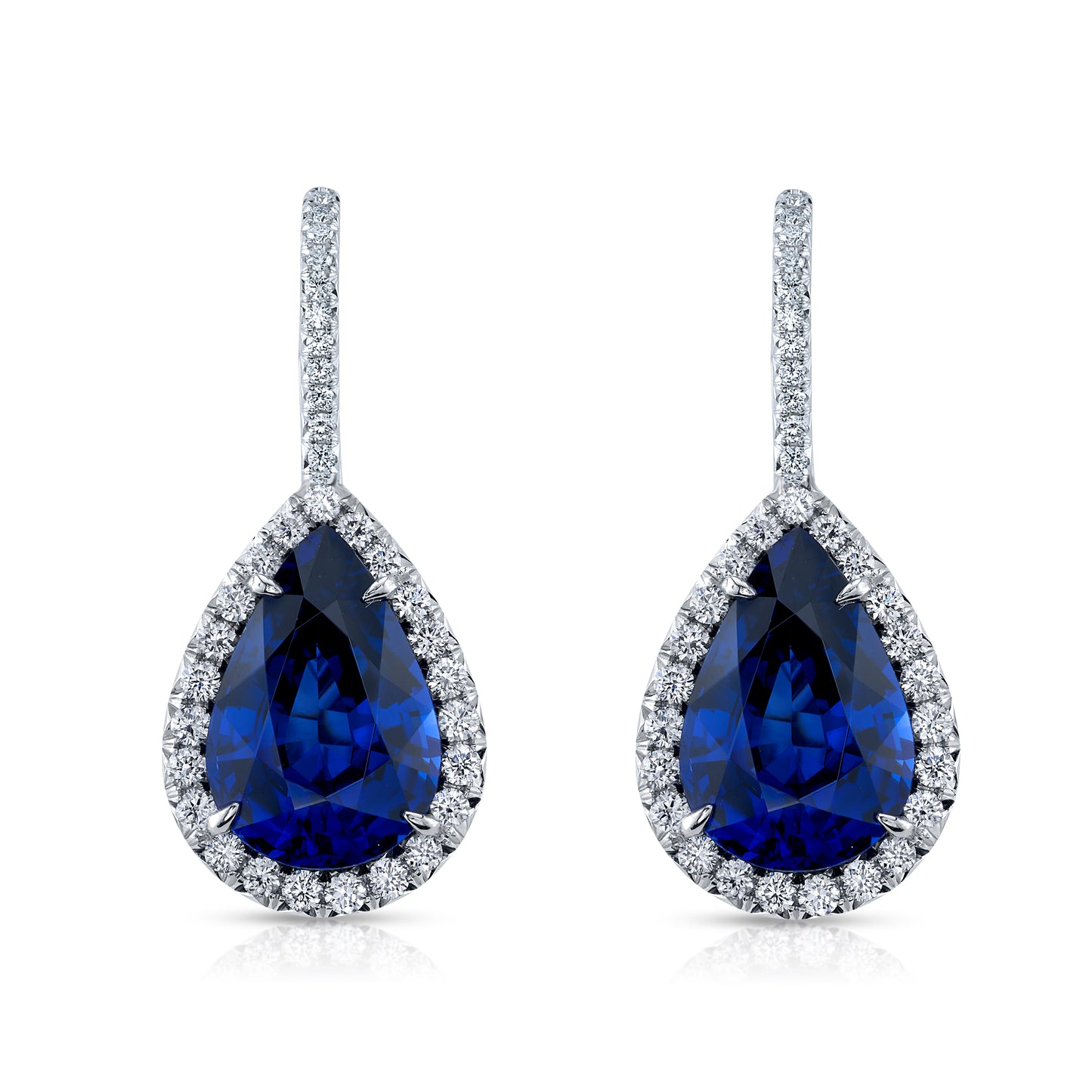 Sapphire & Diamond Earrings