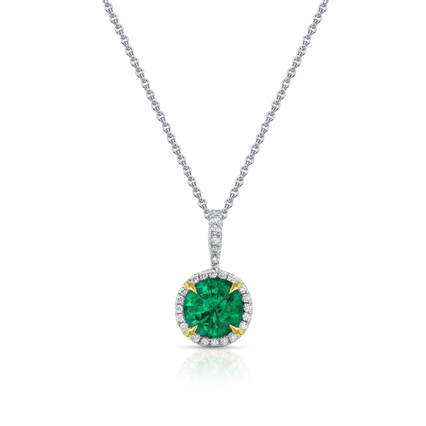 Emerald & Diamond Pendant