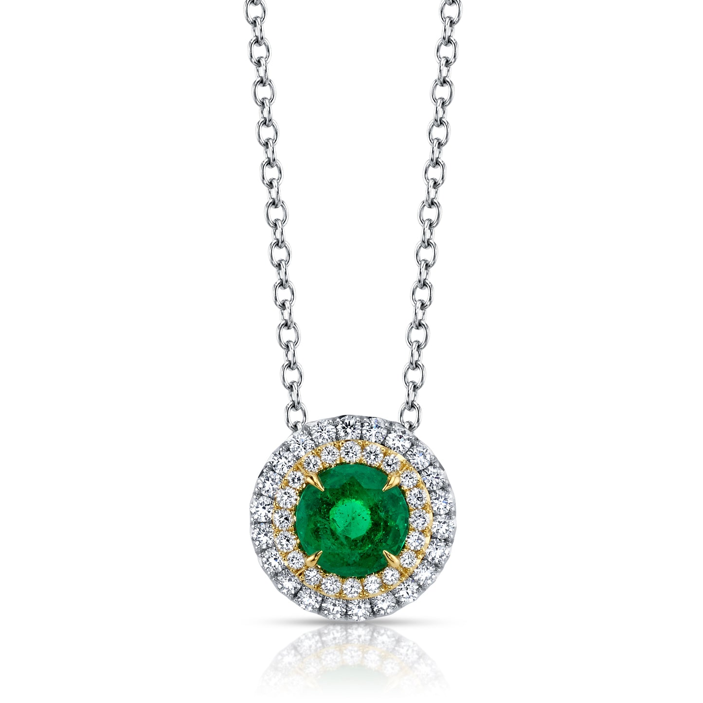Emerald & Diamond Pendant
