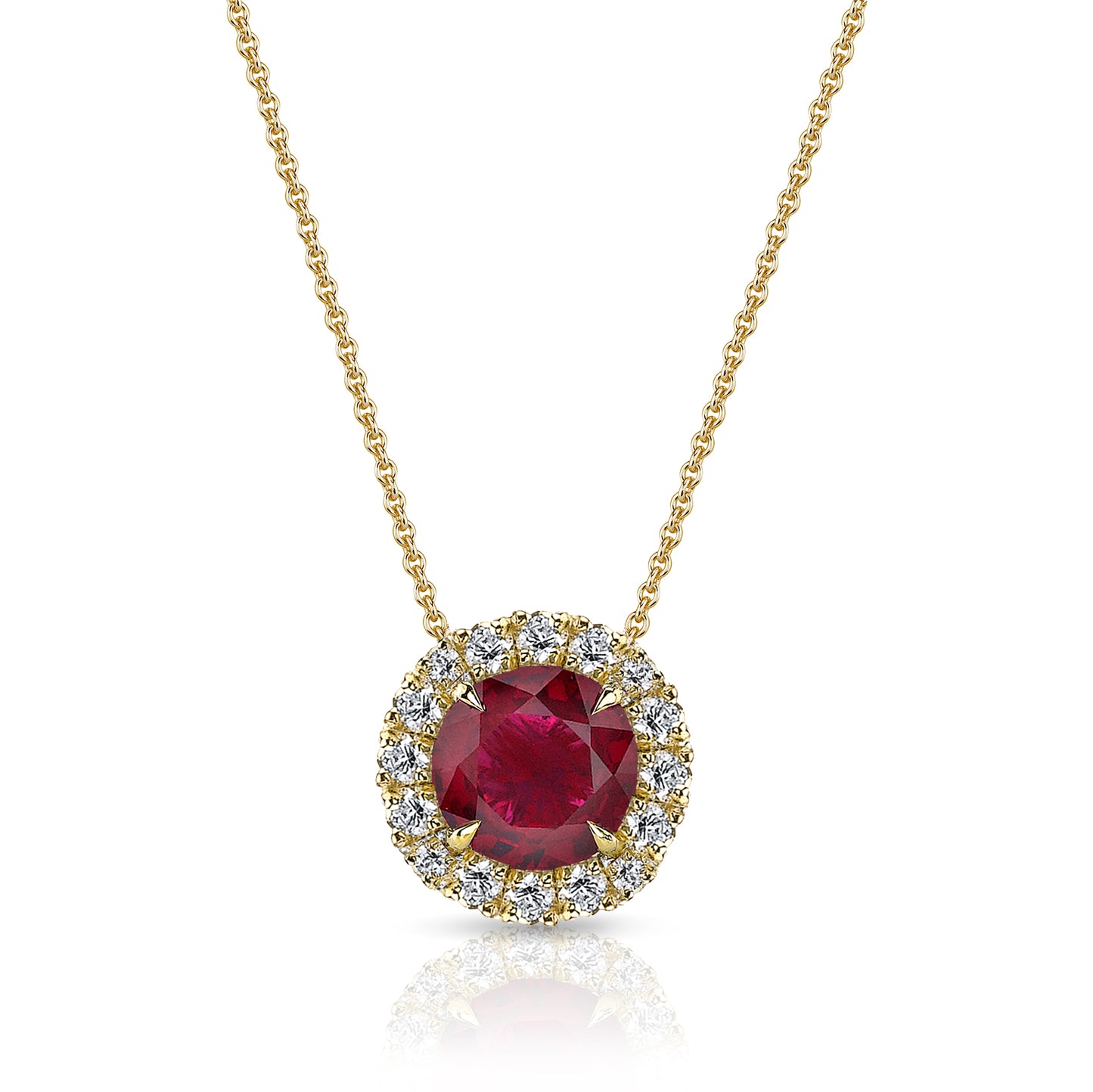 Ruby & Diamond Pendant