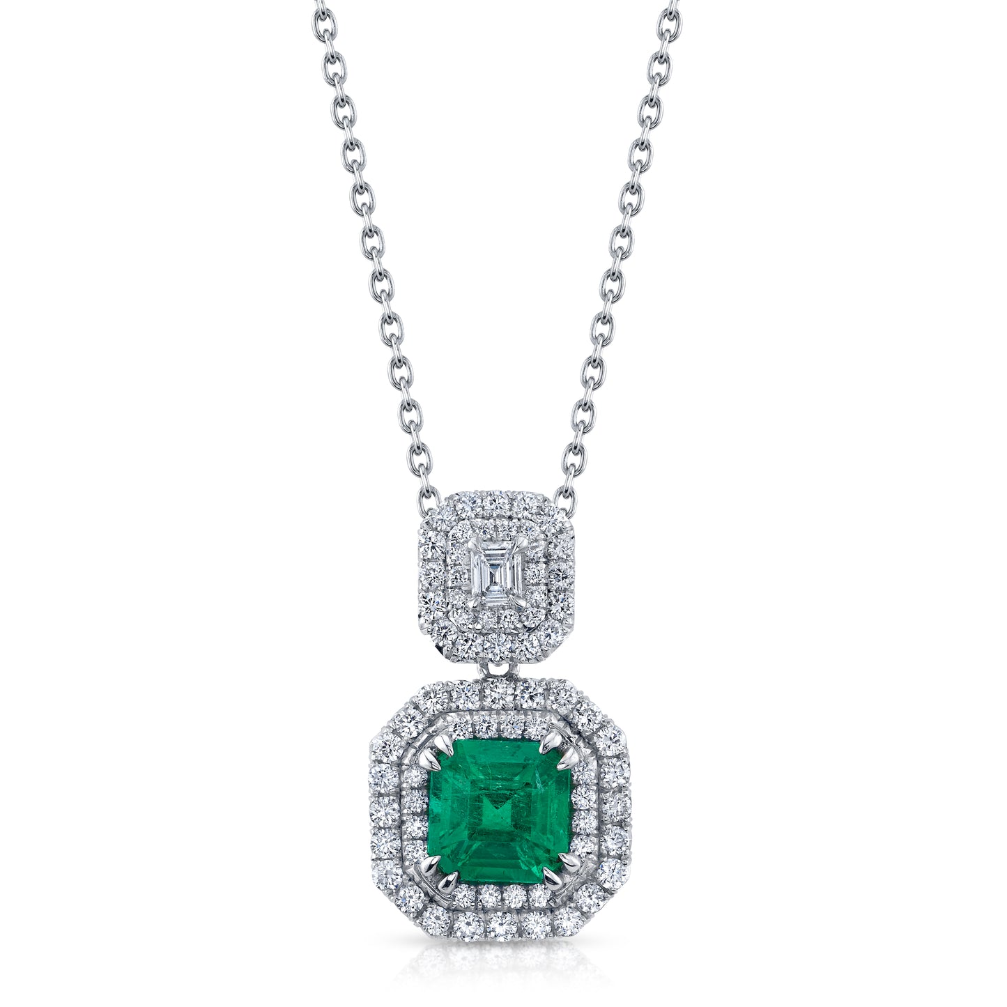 Emerald & Diamond Pendant