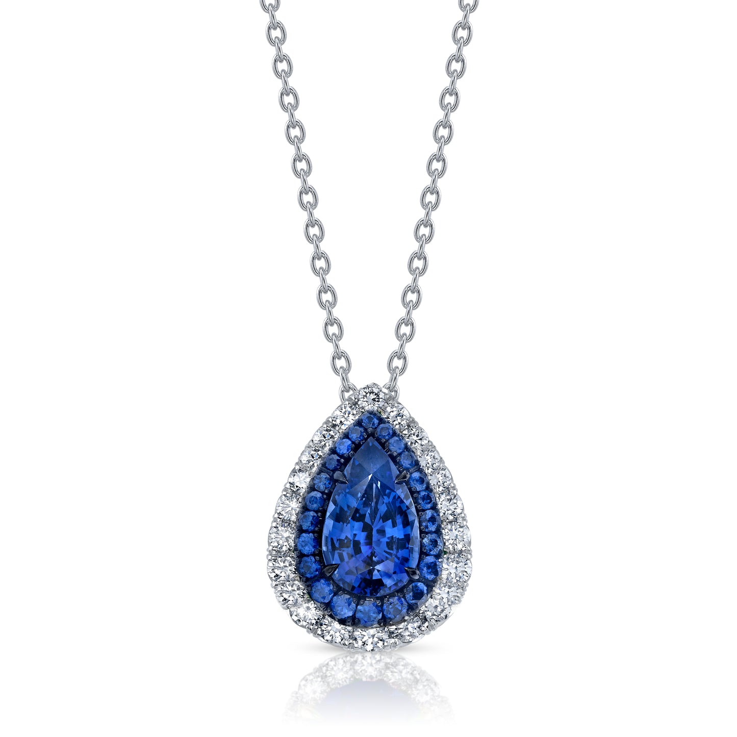 Sapphire & Diamond Pendant