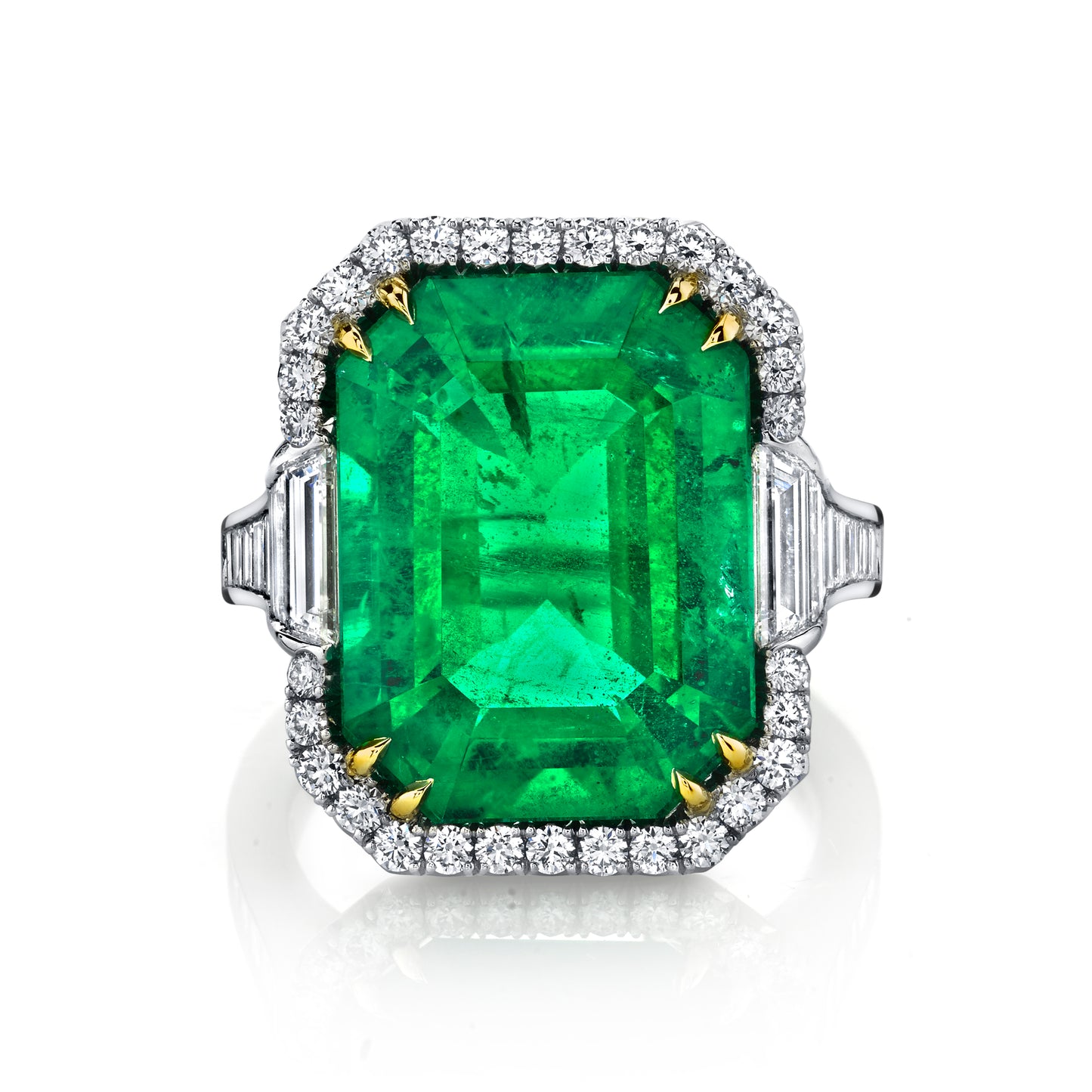 Emerald & Diamond Ring