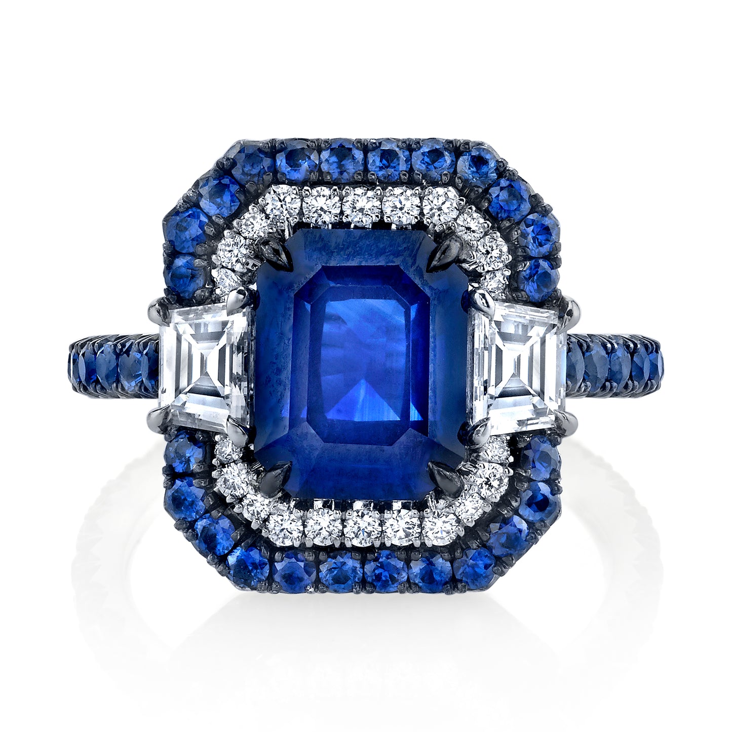 Sapphire & Diamond Ring