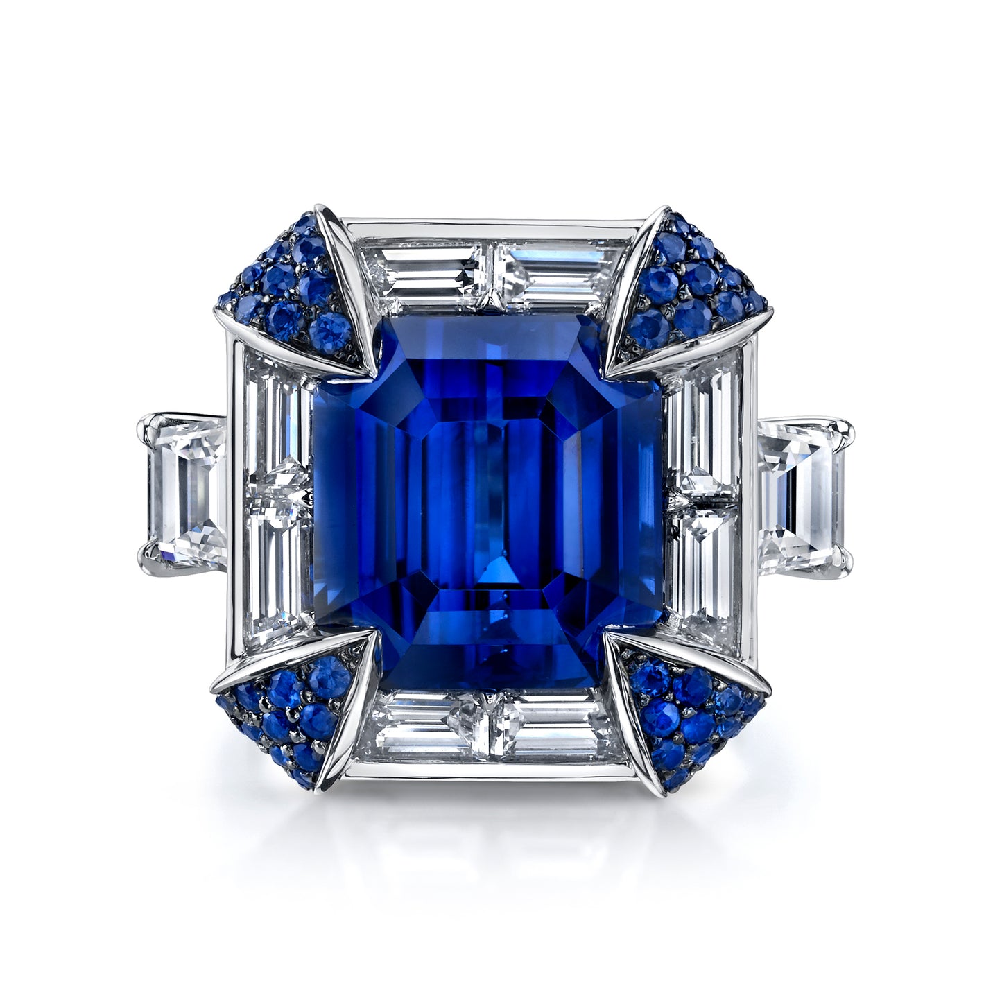 Sapphire & Diamond Ring