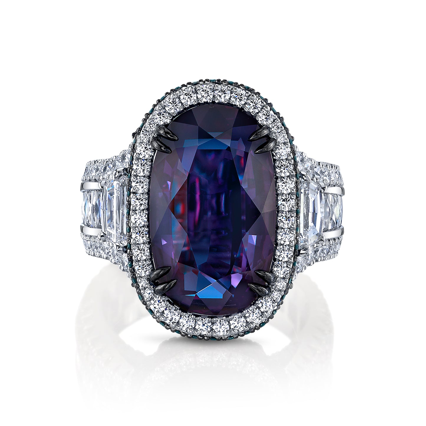 Alexandrite & Diamond Ring