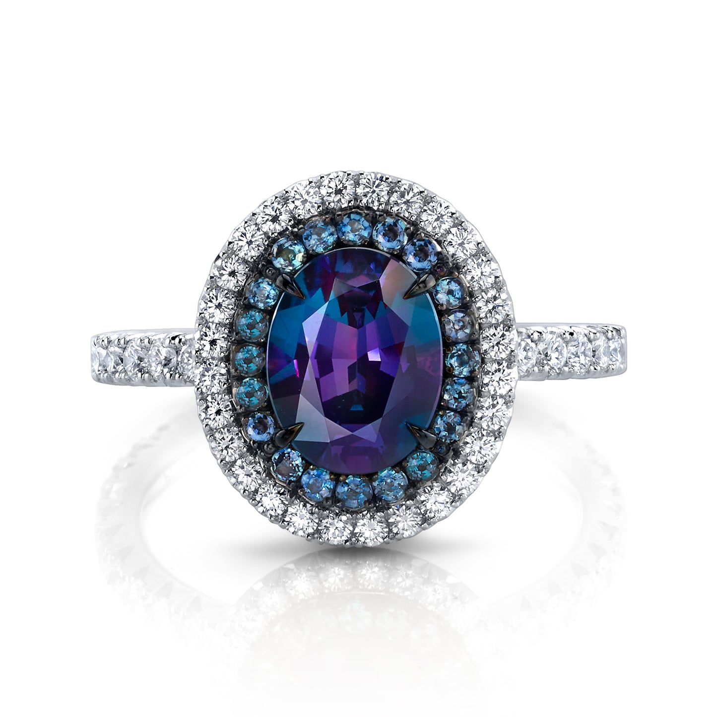 Alexandrite & Diamond Ring
