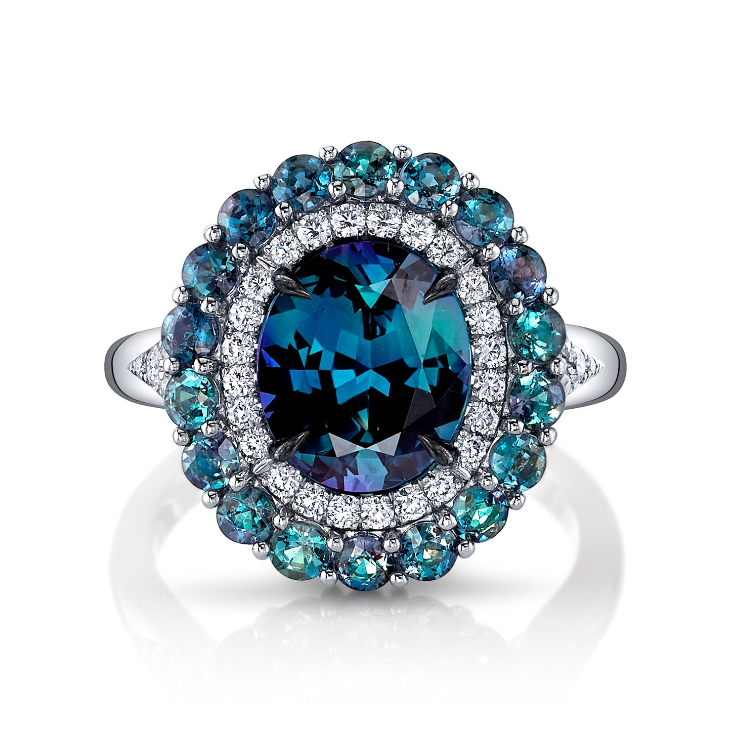 Alexandrite & Diamond Ring