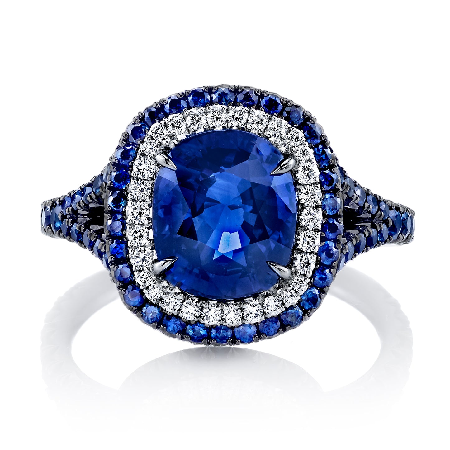 Sapphire & Diamond Ring