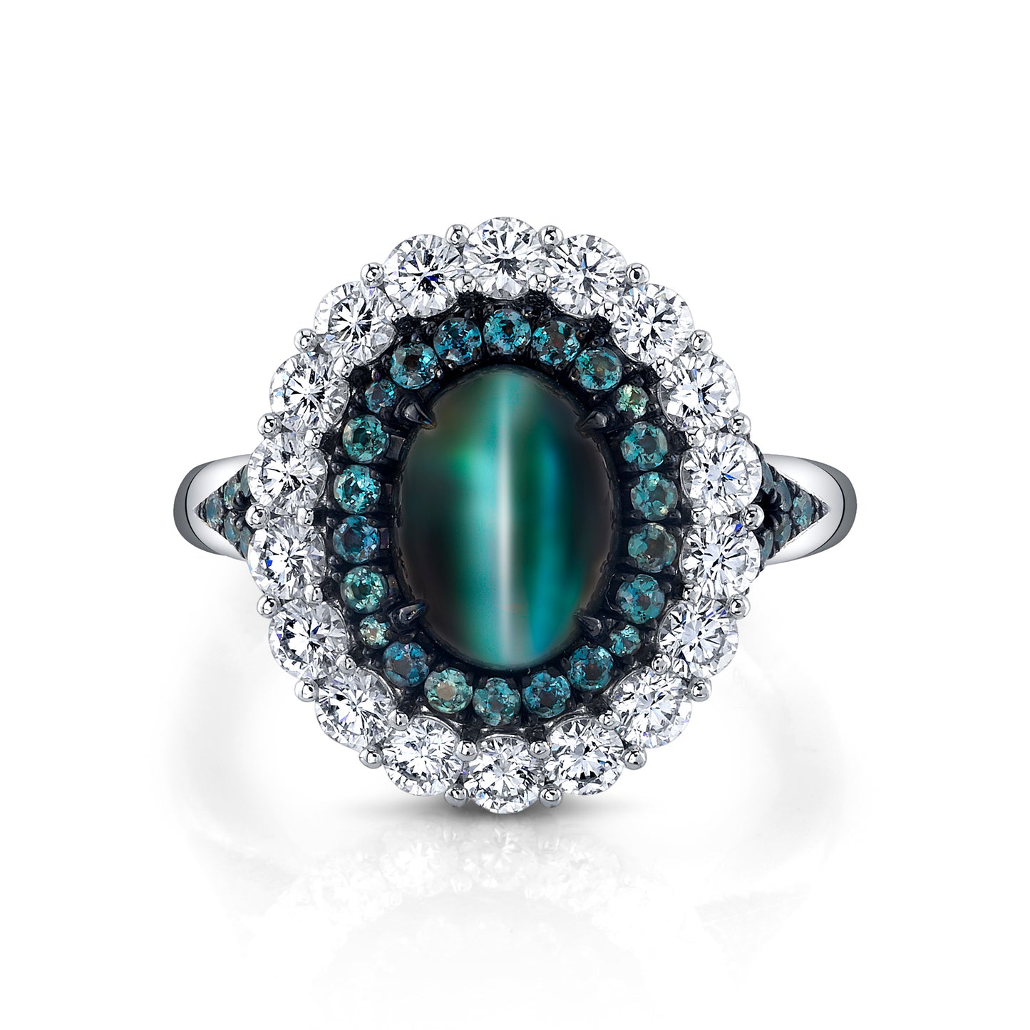 Cat's Eye Alexandrite, Alexandrite & Diamond Ring
